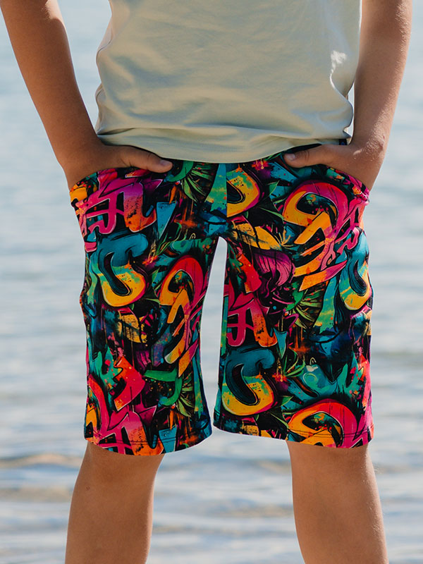 Fantovske bombažne bermuda hlače