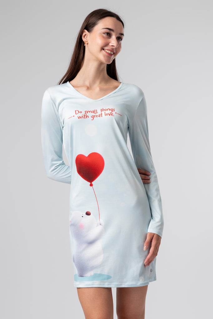 lelosi spalna srajca heartbear 0