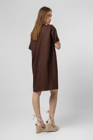 lelosi obleka chicline espresso 1